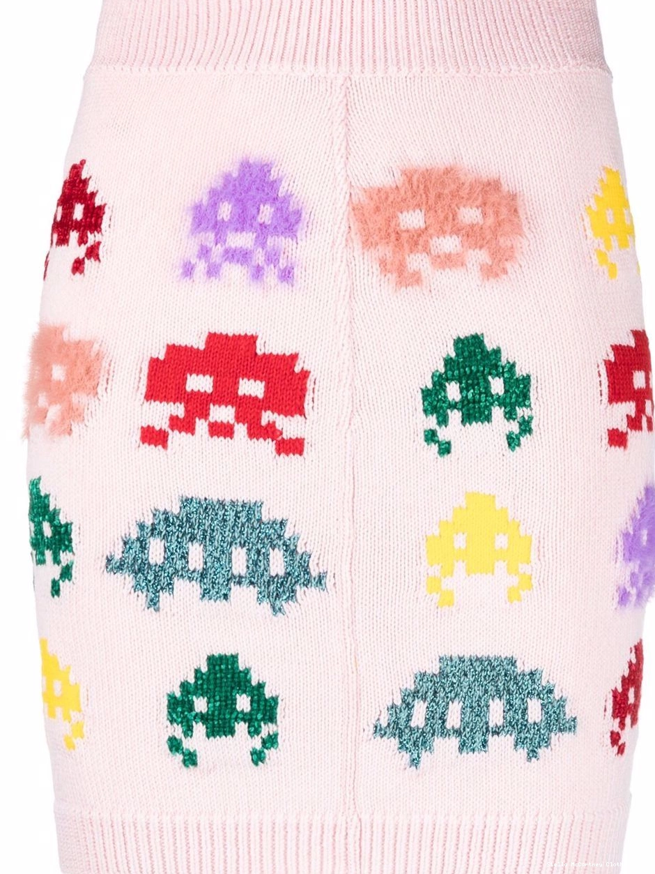 Cheap skirt Stella mini intarsia-knit McCartney alien Women 0809